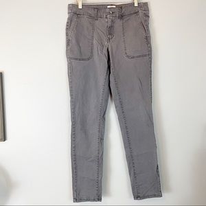 Merona Grey chinos straight leg W8
